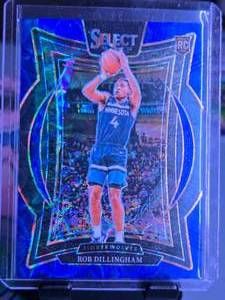 lot 47 image: ROB DILLINGHAM 2024-25 SELECT BLUE SCOPE PRIZM CONCOURSE 227249