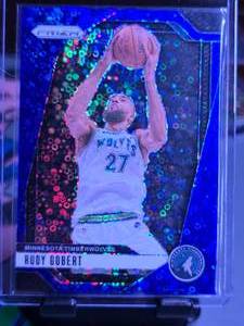 lot 40 image: RUDY GOBERT 2024-25 PANINI PRIZM FAST BREAK BLUE PRZIM 23150