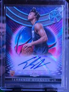 lot 37 image: TERRENCE SHANNON JR 2024-25 TOPPS CHROME ROOKIE CARD AUTO
