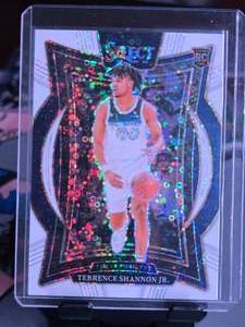 lot 18 image: TERRENCE SHANNON JR 2024-25 SELECT CONCOURSE ROOKIE CARD WHITE DISCO PRIZM 5775