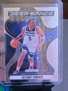 lot 70 image: ANTHONY EDWARDS 2024-25 PANINI PRIZM DEEP SPACE