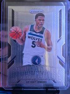 lot 73 image: ANTHONY EDWARDS 2024-25 PANINI PRIZM DOMINANCE