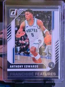 lot 72 image: ANTHONY EDWARDS 2024-25 PANINI DONRUSS FRANCHISE FEATURES