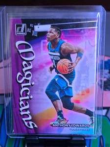 lot 100 image: ANTHONY EDWARDS 2022-23 PANINI DONRUSS MAGICIANS