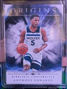 lot 92 image: ANTHONY EDWARDS 2024-25 PANINI ORIGINS