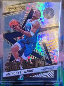 lot 87 image: ANTHONY EDWARDS 2024-25 PANINI REVOLUTIONS STAR GAZING