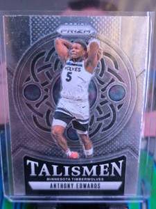 lot 84 image: ANTHONY EDWARDS 2024-25 PANINI PRIZM TALISMEN