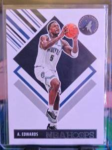 lot 89 image: ANTHONY EDWARDS 2024-25 PANINI NBA HOOPS TRIBUTE