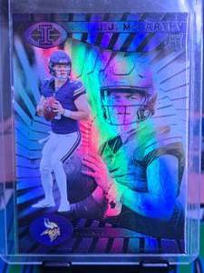 lot 109 image: JJ MCCARTHY 2024 PANINI ILLUSIONS ROOKIE CARD