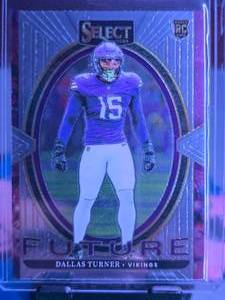 lot 129 image: DALLAS TUNRER 2024 PANINI SELECT FUTURE ROOKIE CARD
