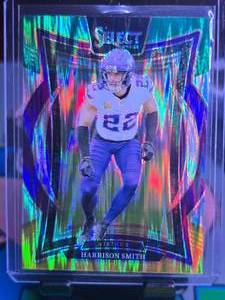 lot 150 image: HARRISON SMITH 2024 PANINI SELECT CONCOURSE GREEN & YELLOW PRIZM SHOCK