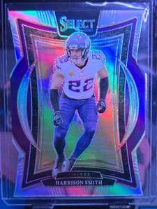 lot 151 image: HARRISON SMITH 2024 PANINI SELECT CONCOURSE DIE-CUT TRUE SILVER PRIZM