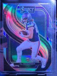 lot 146 image: TJ HOCKENSON 2024 PANINI SELECT PREMIER LEVEL DIE-CUT TRUE SILVER
