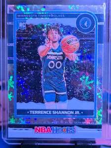 lot 174 image: TERRENCE SHANNON JR 2024-25 PANINI NBA HOOPS SNOWFLAKE ROOKIE CARD