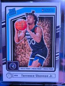 lot 168 image: TERRENCE SHANNON JR 2024-25 PANINI DONRUSS RATED ROOKIE CARD