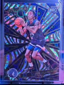 lot 195 image: ROB DILLINGHAM 2024-25 PANINI REVOLUTIONS GROOVE ROOKIE CARD
