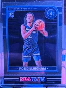 lot 219 image: ROB DILLIGHAM 2024-25 PANINI NBA HOOPS CHROME ROOKIE CARD