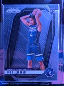 lot 189 image: ROB DILLINGHAM 2024-25 PANINI PRIZM ROOKIE CARD