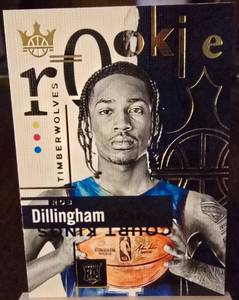 lot 200 image: ROB DILLINGHAM 2024-25 PANINI COURT KINGS ROOKIE CARD