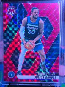 lot 229 image: JULIUS RANDLE 2024-25 PANINI RED MOSAIC