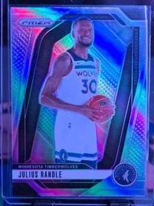lot 223 image: JULIUS RANDLE 2024-25 PANINI PRIZM TRUE SILVER