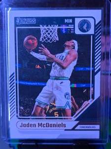 lot 260 image: JADEN MCDANIELS 2024-25 PANINI DONRUSS