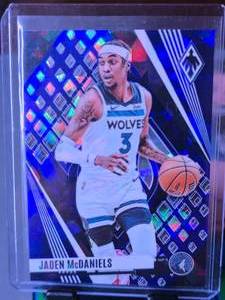 lot 248 image: JADEN MCDANIELS 2023-24 PANINI PHOENIX BLUE ICE