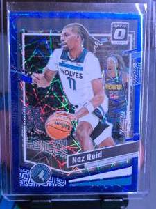 lot 281 image: NAZ REID 2023-24 PANINI DONRUSS OPTIC BLUE VELOCITY