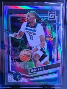 lot 282 image: NAZ REID 2023-24 PANINI DONRUSS OPTIC SILVER HOLO