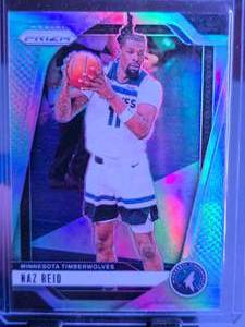 lot 279 image: NAZ REID 2024-25 PANINI PRIZM TRUE SILVER