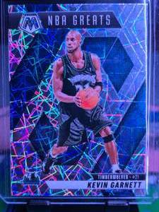 lot 302 image: KEVIN GARNETT 2024-25 PANINI MOSAIC NBA GREATS LAZER