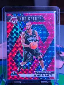 lot 293 image: KEVIN GARNETT 2024-25 PANINI MOSAIC RED