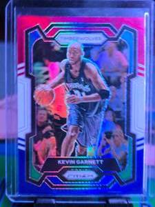 lot 295 image: KEVIN GARNETT 2023-24 PANINI PRIZM REDWHITEBLUE