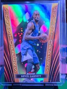 lot 306 image: KEVIN GARNETT 2024 TOPPS FINEST SHOWSTOPPERS REFRACTOR