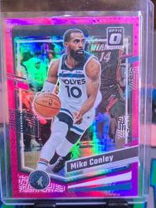 lot 335 image: MIKE CONLEY 2023-24 PANINI DONRUSS OPTIC PINK HYPER PRIZM