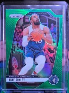 lot 325 image: MIKE CONLEY 2024-25 PANINI PRIZM GREEN