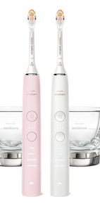 lot 24 image: Philips Sonicare DiamondClean Connected Rechargeable Electric Toothbrush, 2-pack