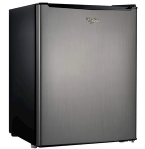lot 40 image: Whirlpool Mini Refrigerator Stainless Steel