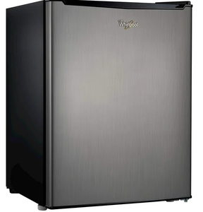 lot 41 image: Whirlpool Mini Refrigerator Stainless Steel
