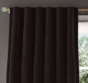 lot 291 image: 2pk Blackout Velvet Curtain Panels - Threshold - 50x63