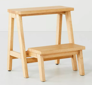 lot 294 image: 18 Wood Kitchen Step Stool - Hearth & Hand