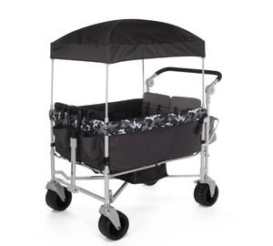lot 7 image: Safety 1st Summit Sprint Quad Wagon Stroller 4 Passenger, Charcoal Camo