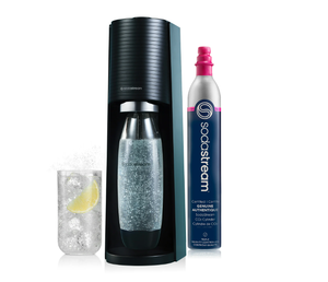 lot 206 image: SodaStream Terra (Black) Sparkling Water Maker with CO2 and Carbonating Bottle
