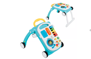 lot 414 image: Baby Einstein Musical Mix N Roll 4-in-1 Baby Walker and Activity Table