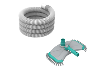 lot 456 image: Mainstays 2pc Pool Cleaning Kit Include 25FT Hose and Vacuum Head