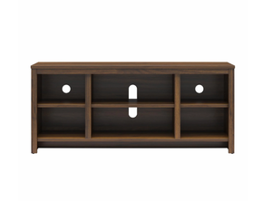 lot 461 image: Mainstays Parsons TV Stand for TVs up to 50, Canyon Walnut