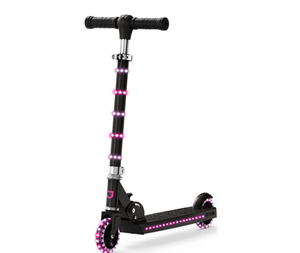 lot 479 image: Jetson Orbit Light-up Folding Kids Kick Scooter, Black, BlueGreen Lights, Ages 5
