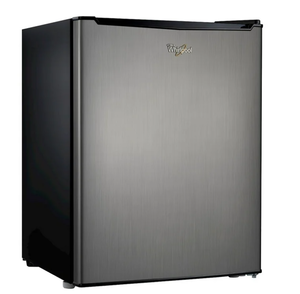 lot 56 image: Whirlpool 2.7cu. ft. Mini Refrigerator Stainless Steel