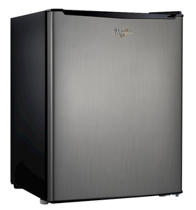 lot 57 image: Whirlpool 2.7cu. ft. Mini Refrigerator Stainless Steel