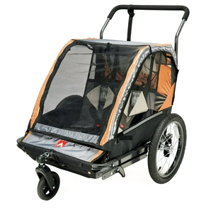 lot 63 image: Allen Sports Deluxe 2-Child Bicycle Trailer & Stroller, Model AS2